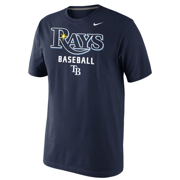 MLB Men Tampa Bay Rays Nike Home Practice TShirt  Navy